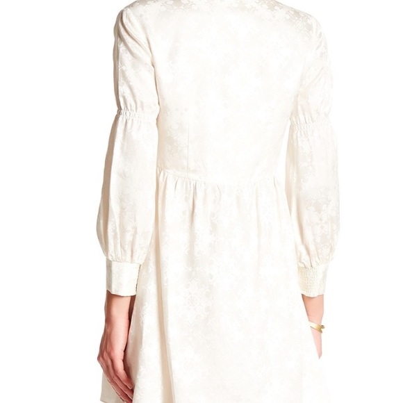 Rachel Zoe Babydoll Mini Dress Puff Long Sleeve - Picture 3 of 3